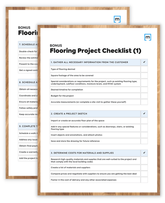 The Flooring Project Checklist for Flooring Professionals (Download)
